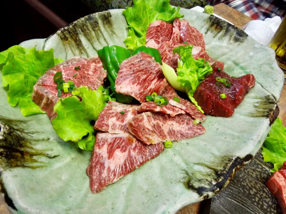 わさび醤油で頂くお肉|Takeshi  Nagakiさん