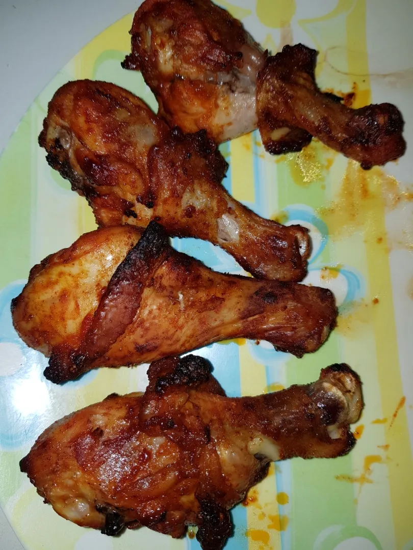 grilled chicken drumstick|patcookingfeverパットさん