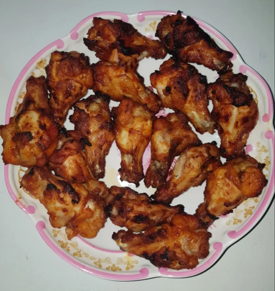 grilled chicken wings|patcookingfeverパットさん