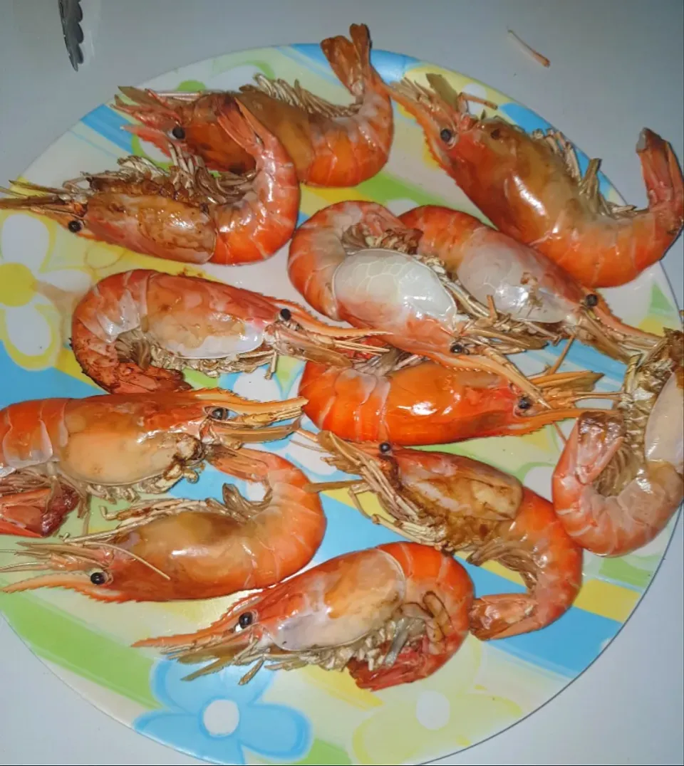 grilled prawns|patcookingfeverパットさん