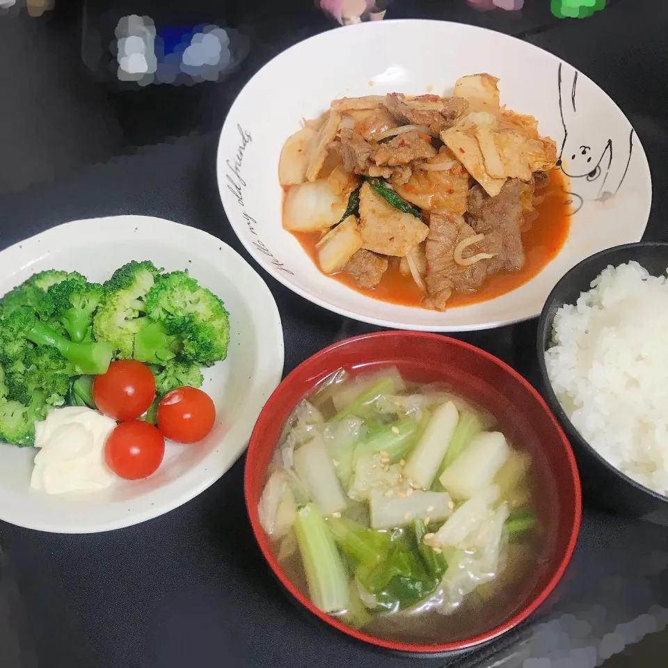 豚キムチ定食|おいもさん