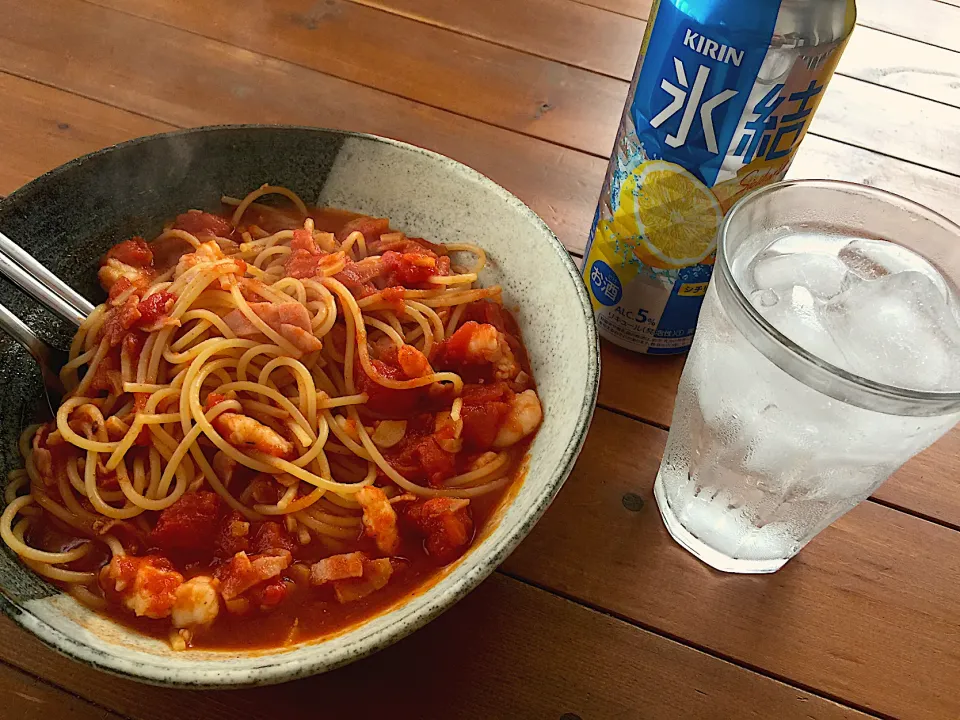 トマトパスタ|あつしさん