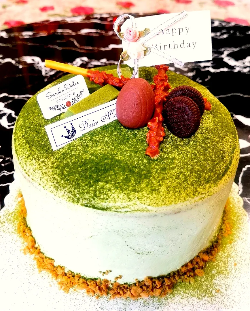 サンドラ リー's dish Matcha sponge cake|サンドラ リーさん