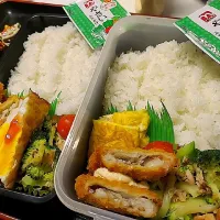 夫弁当、息子弁当