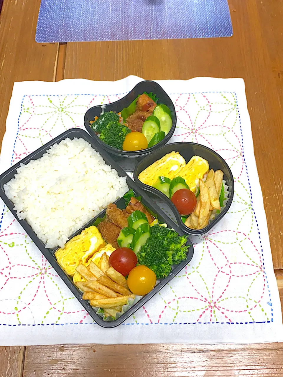 Snapdishの料理写真:3月15日月曜日コロッケ弁当|アッキーさん