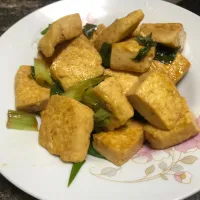 蔥燒豆腐 braised tofu with green onion|Sherffyさん