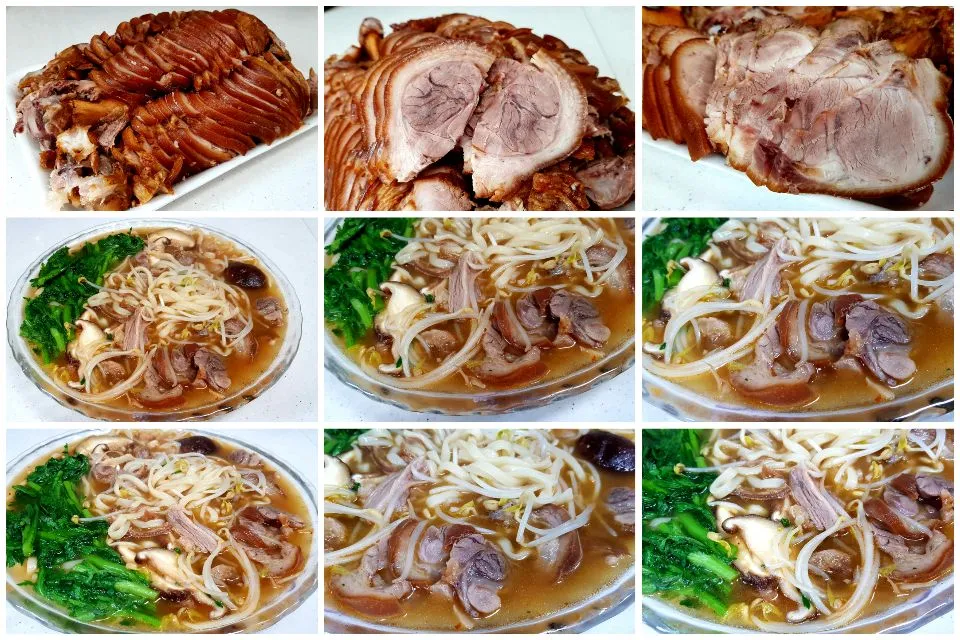 卤蹄膀汤面 - noodle soup with braised ham hock|steven z.y.さん