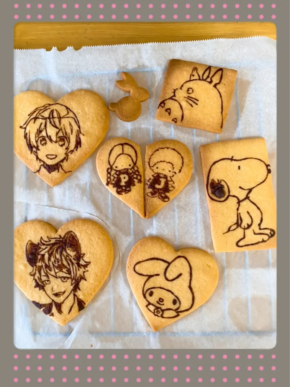 Snapdishの料理写真:プリントクッキー💜|naoさん