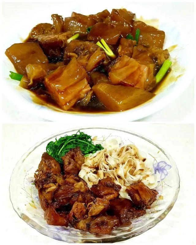 红烧蹄筋/牛腩 - braised beef tendon and brisket|steven z.y.さん