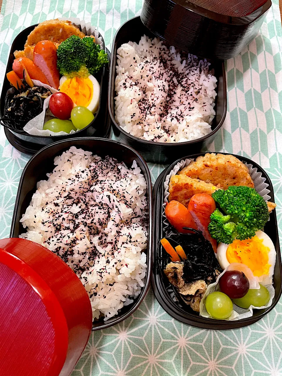 Snapdishの料理写真:お弁当　大豆ミートのハンバーグ|ＭＡＲＵＥ家の食卓さん