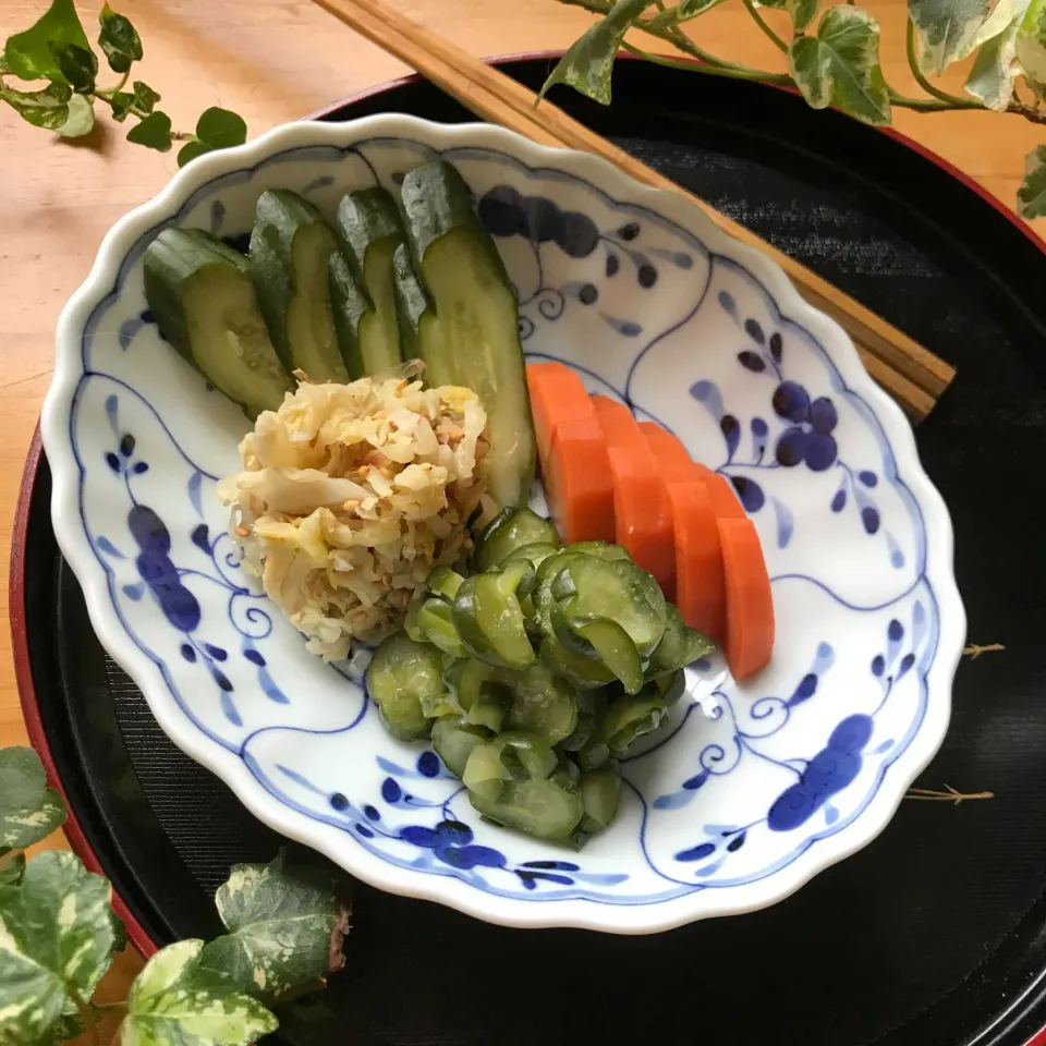 🍚🥢白飯ワシワシ食べるのだ❣️自家製ぬか漬け（古漬け）🍚🥢|Hollyさん