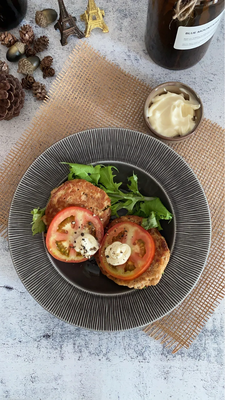 Crispy keto tuna burgers|Natchy🦋さん