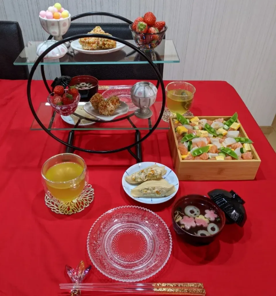 ひな祭りディナー|シュワシュワキッチンさん