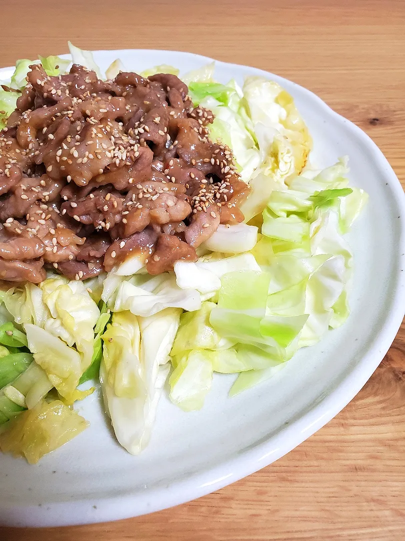 春キャベツと豚肉のピリ辛味噌炒め|**ʂαɳさん