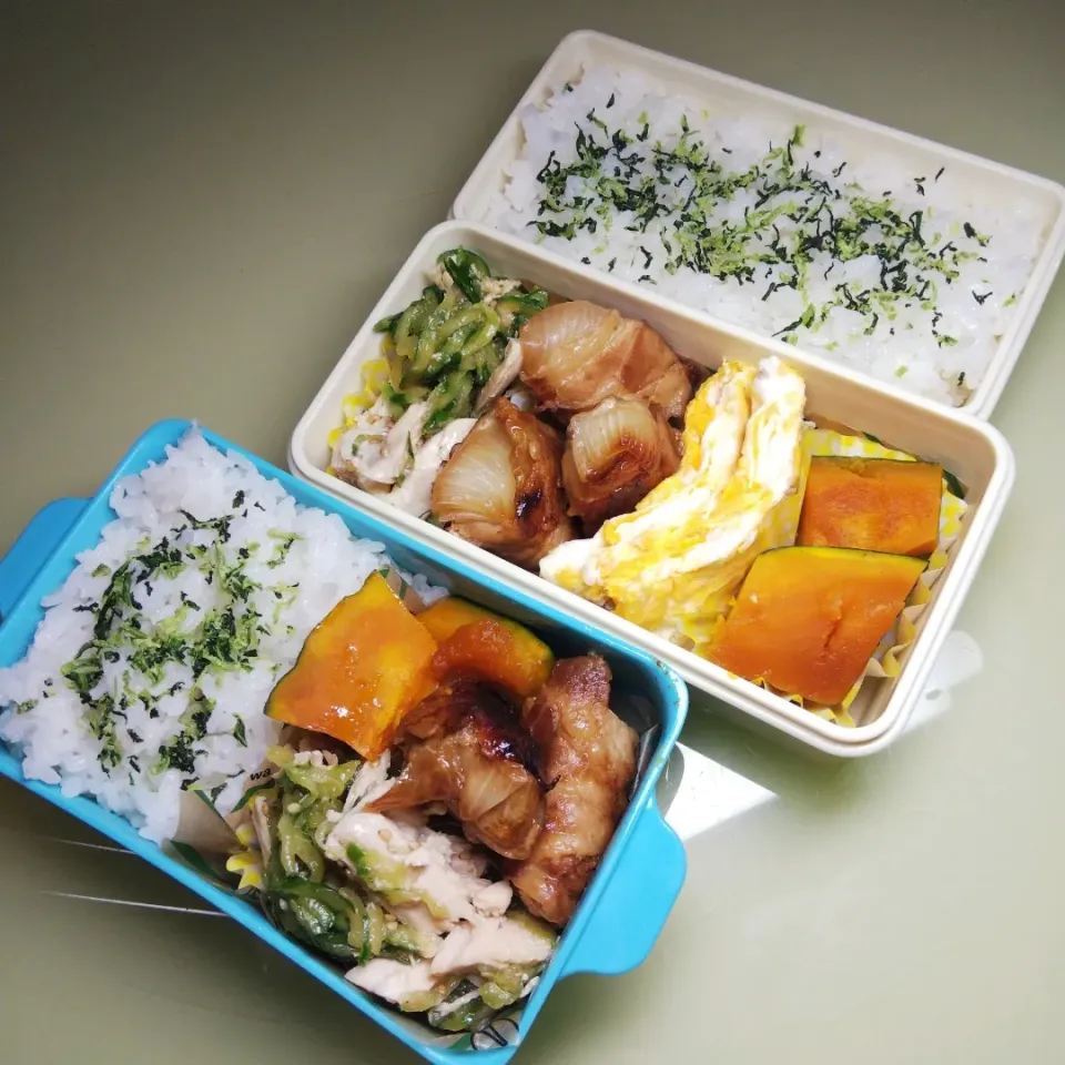 Snapdishの料理写真:3/17 父子弁当|けろよんさん