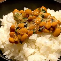 Snapdishの料理写真:今朝の納豆ご飯|クラブミーのママの部屋さん