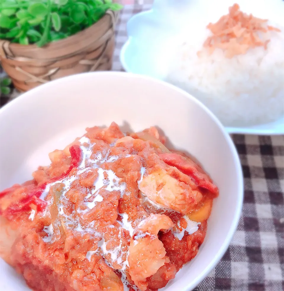 我が家流🍴バターチキンカレー|ぁゃ🍃さん