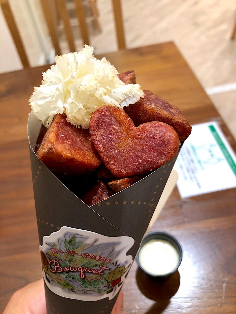 フライドポテト ノーザンルビー レモンジャムバタークリームディップ ポテトとチーズの専門店 Bouquet 大宮 Kazuya Miyuki Snapdish スナップディッシュ Id Tm5b0a