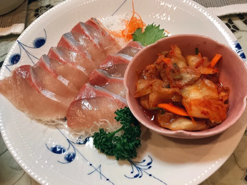 Snapdishの料理写真:これが美味しい🐟😋ブリキムチ❣️|アライさんさん