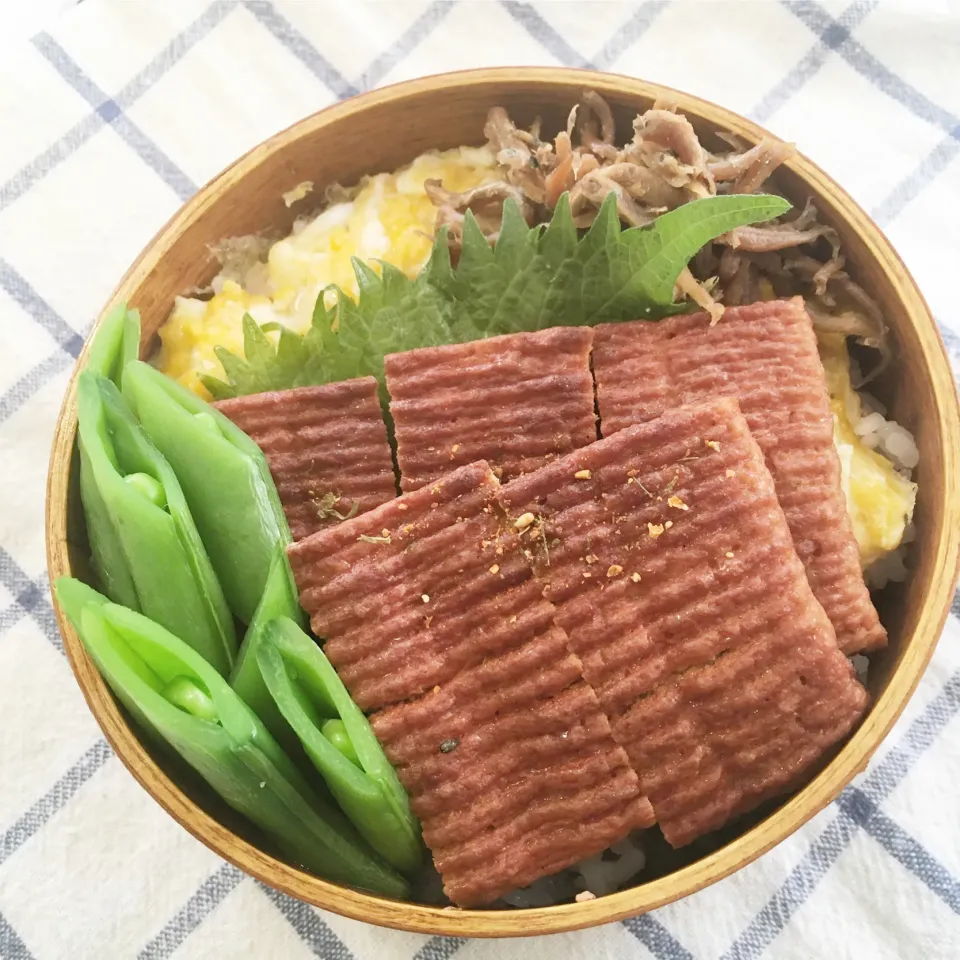 Snapdishの料理写真:今日のパパ弁当はうな次郎丼弁当♪|key♪さん