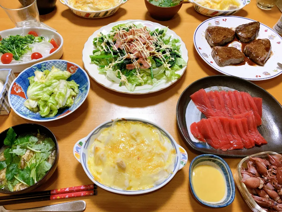 Snapdishの料理写真:昨日の夜ご飯✩.*˚2021.3.18.|kimikimiさん