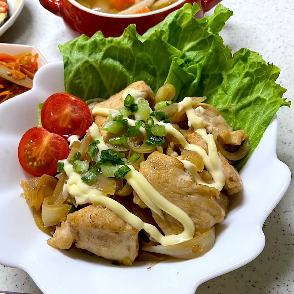 鶏むね肉と玉ねぎの甘酢炒め煮|見立優里さん