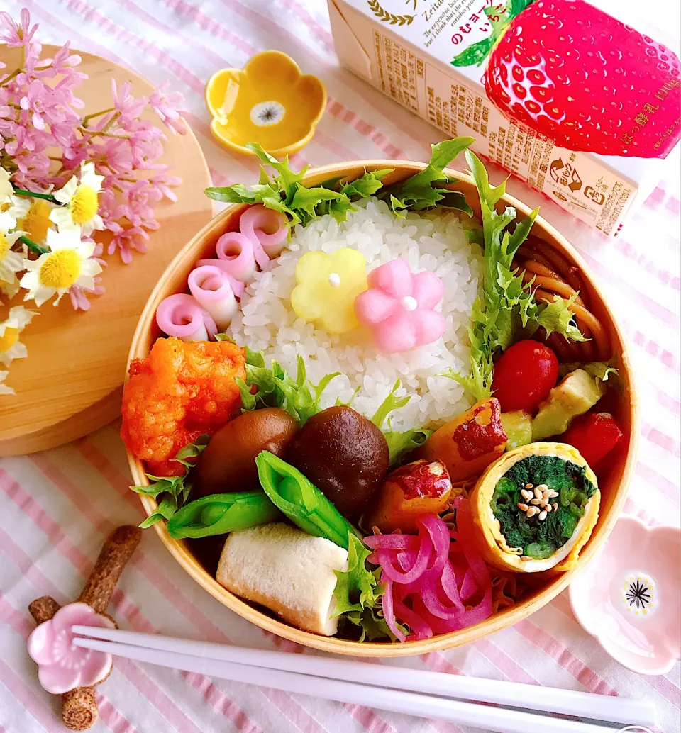 🌸春の私のお弁当🌸|ちゃべさん