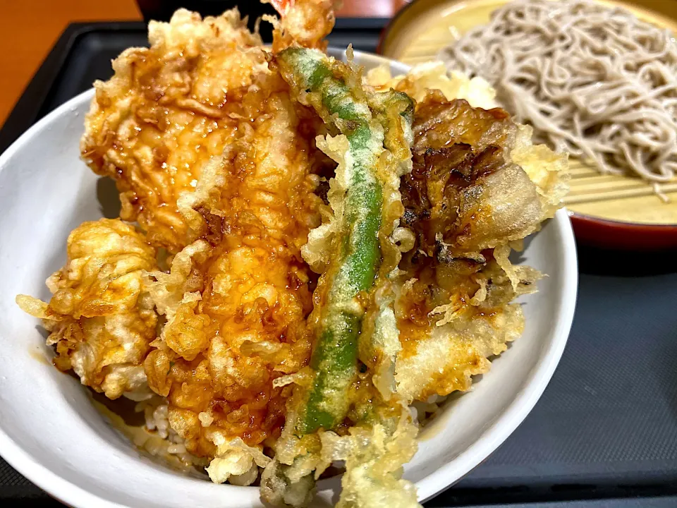 オールスター天丼小そばセット|tadaroさん