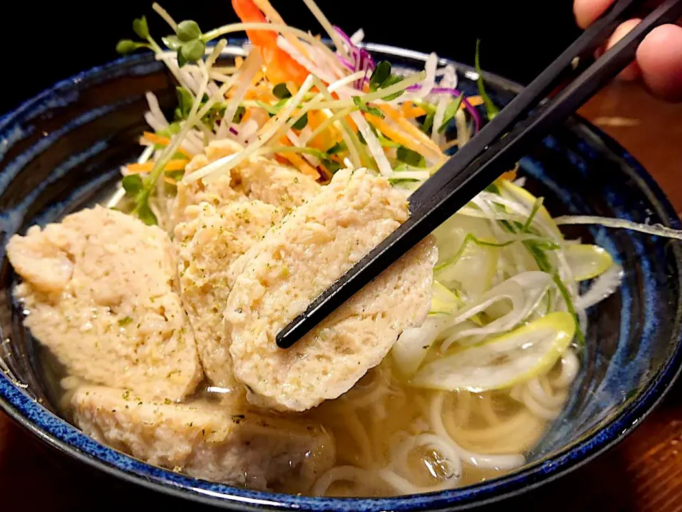 春の彩り鶏団子そうめん|半田手延べそうめんの店 阿波や壱兆さん