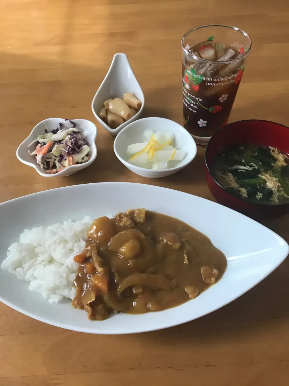 Snapdishの料理写真:ランチ〜♡カレーライス♡|♡Fille√chie♡さん