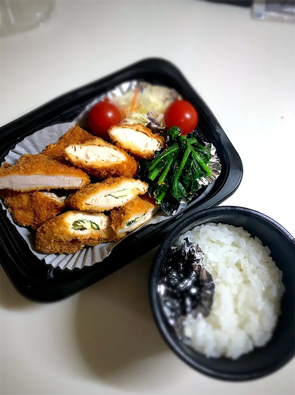 トンカツ・ささみフライ弁当🍱|マミさん