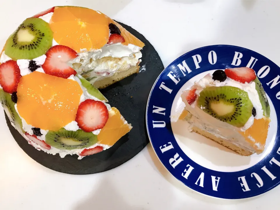 Snapdishの料理写真:ズコットケーキ|ゆうかさんさん