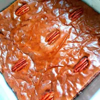 Fudgy chocolate brownies|melさん