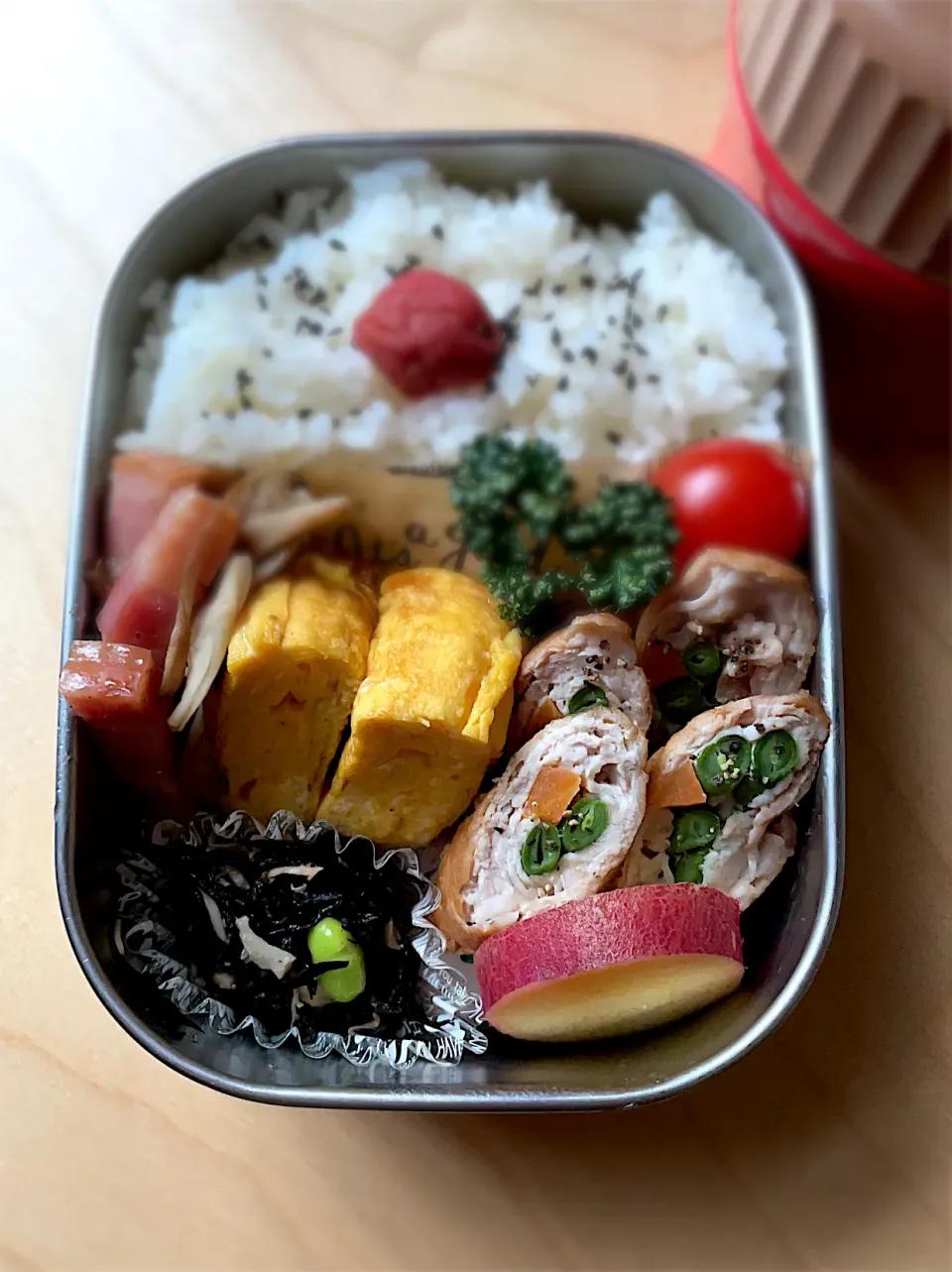 今日の中学生男子弁当🍱|はぴたさん