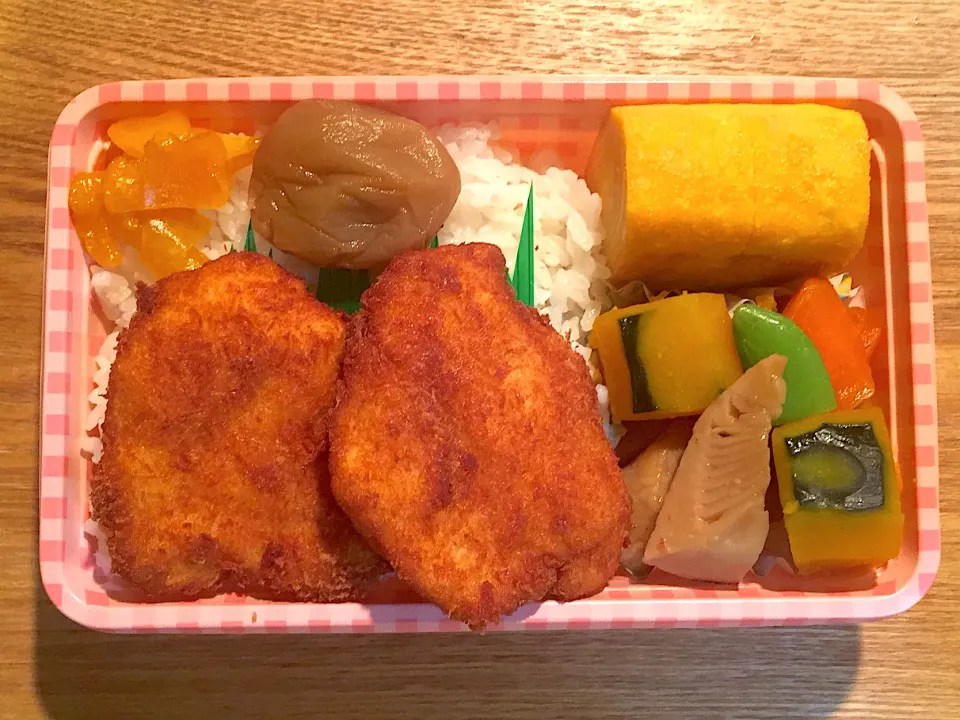 ササミカツ 煮物弁当|あぐりさん