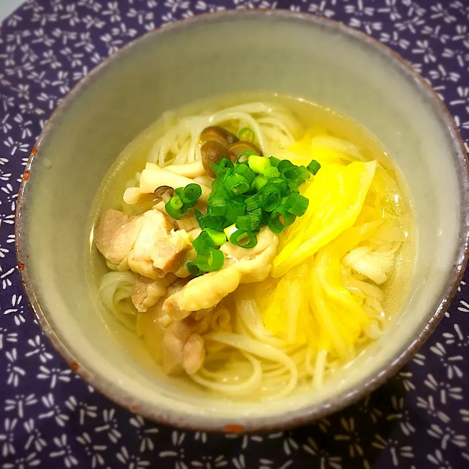 稲庭鶏出汁煮麺|mimaさん