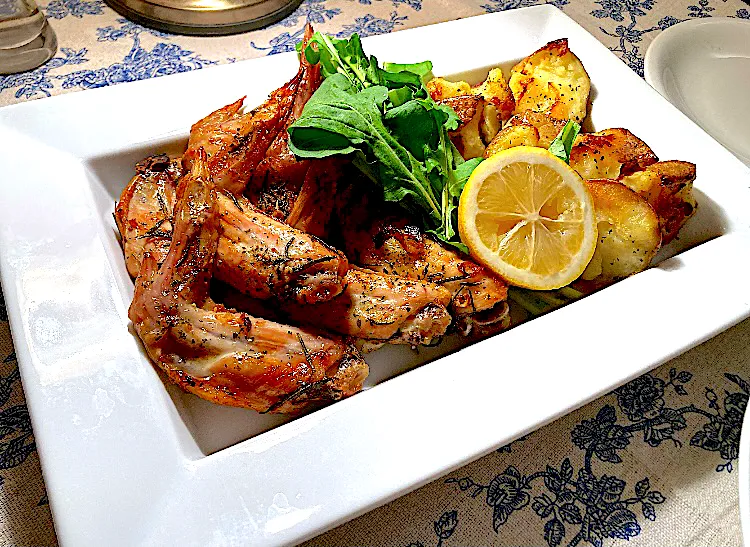 手羽元のハーブグリル×ポテト|ricoさん