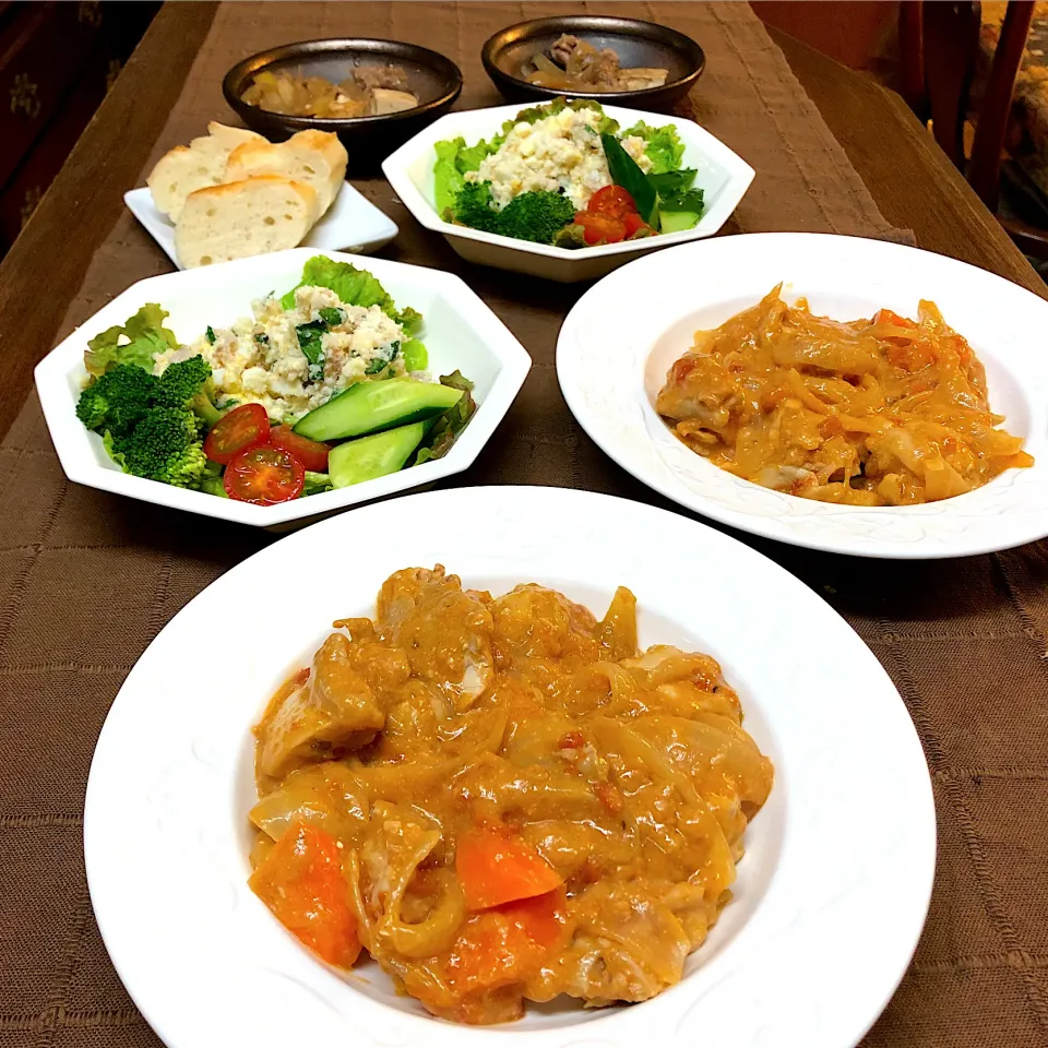 札幌スープカレーの素deチキンバターカレー🍛ランチ|henryさん