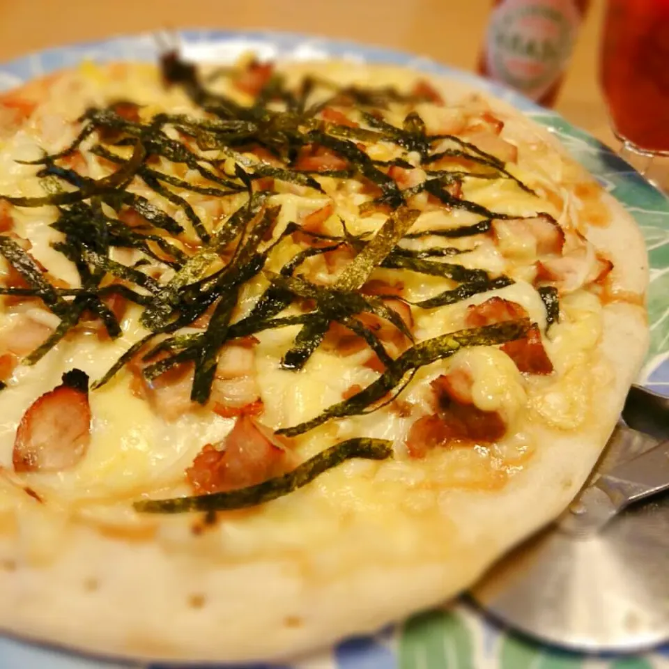 今日のランチ🍕照り焼きチキンピザ🍕|Conyさん