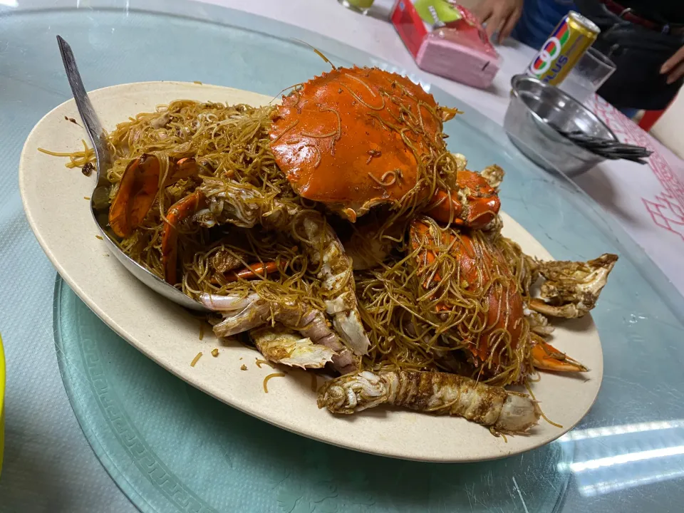 Crab, Mantis prawn & mee|Yoku kuu kyaku daさん