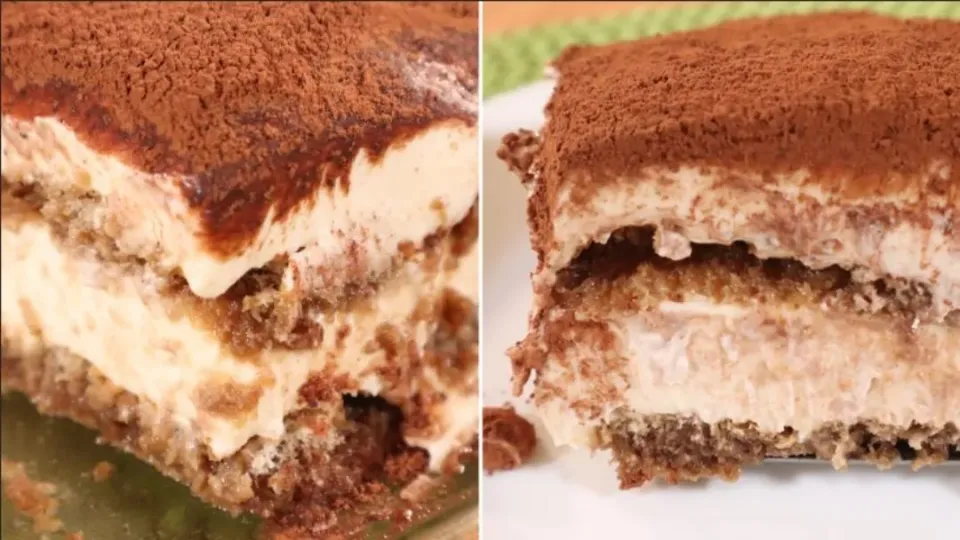 Authentic Italian Espresso Tiramisu Cake|Dine With Nusratさん