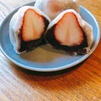 Snapdishの料理写真:いちご大福🍓|Yukari Sさん