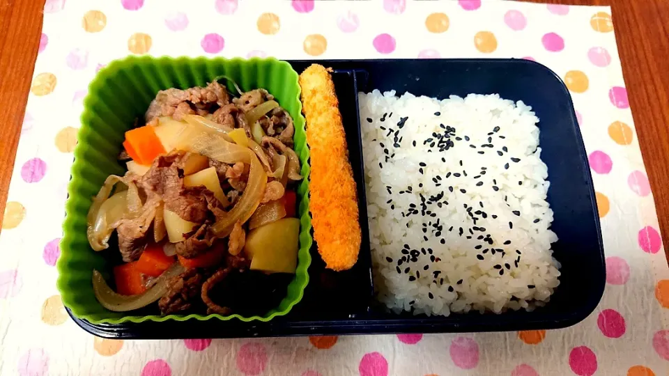 肉じゃが❤️旦那さんお弁当🎵😊|かおるcitronさん