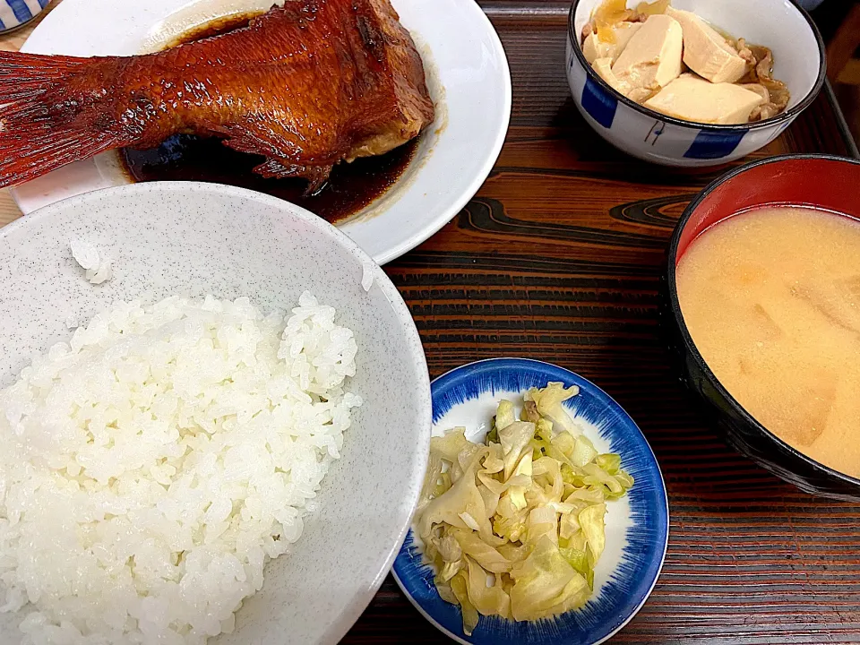 老舗の定食屋さんで　キンメの煮付け定食|須佐 浩幸さん