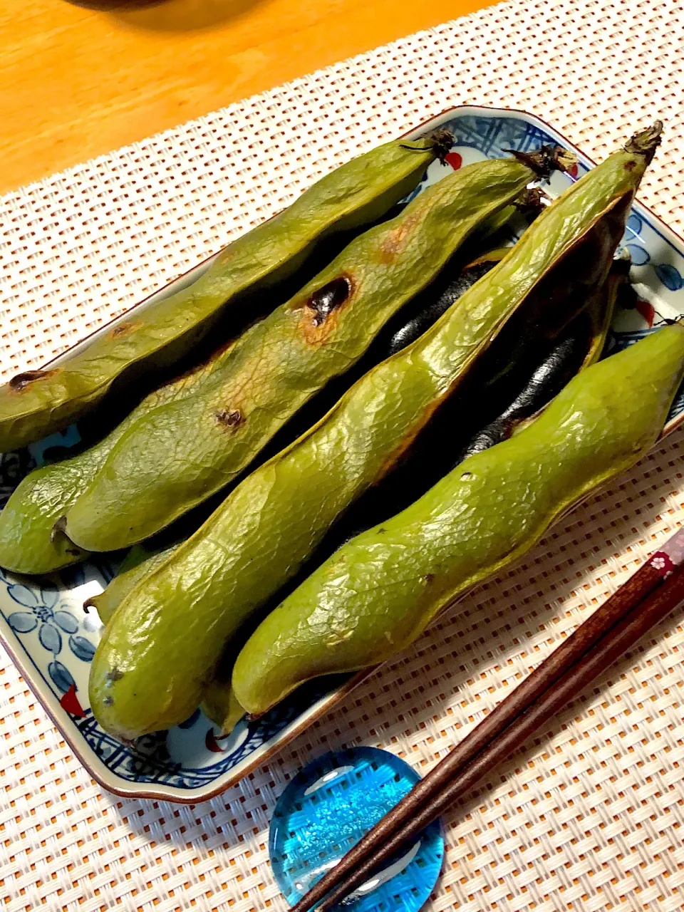そら豆のグリル焼き|ikuさん