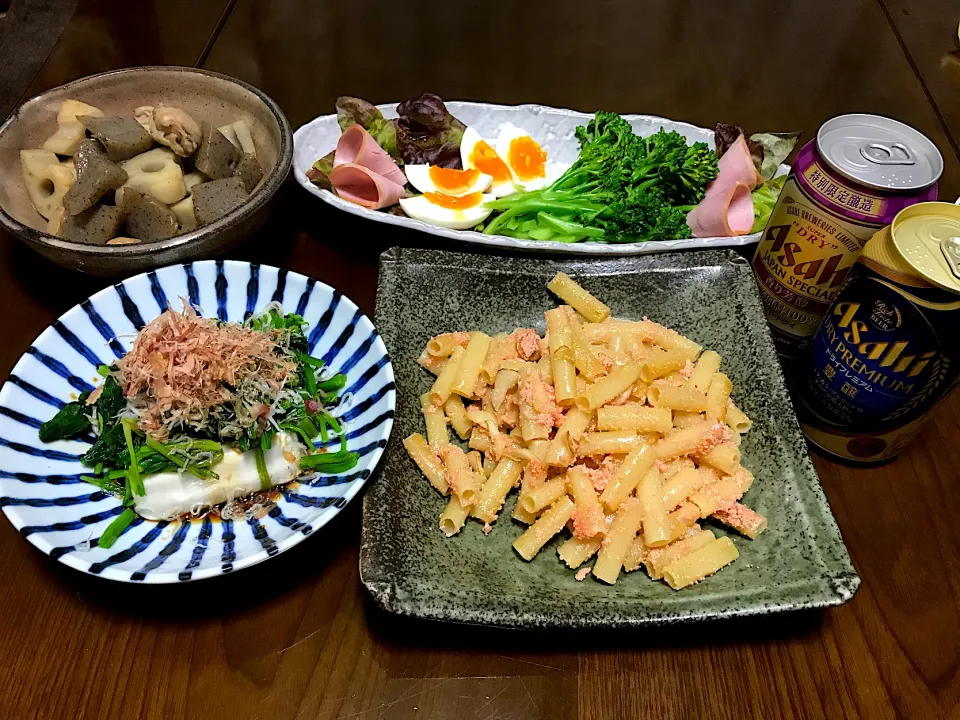 Snapdishの料理写真:2021.3.22 蓮根と鶏の煮物🍻🍻🍻|ゆみずさん