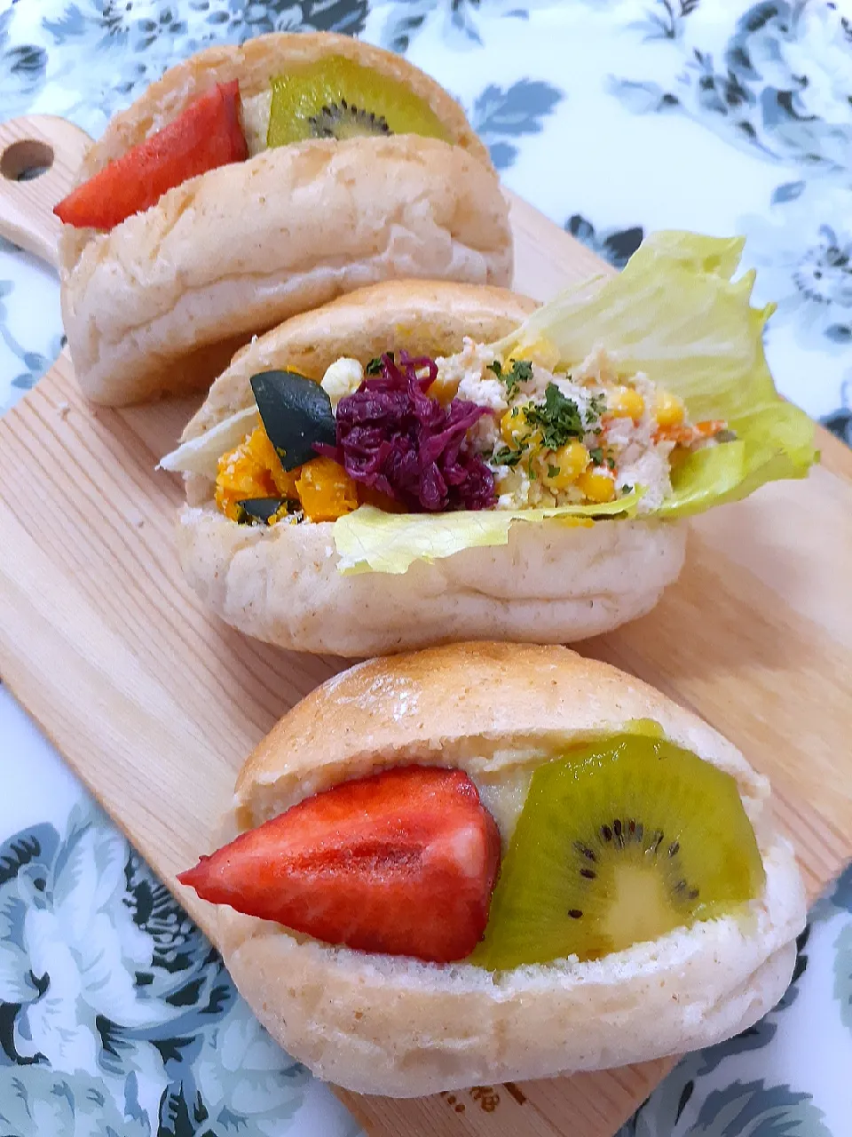 🔷🥪今日のランチ🥯🥖🍓🥝🌽20210323🔷|@きなこさん