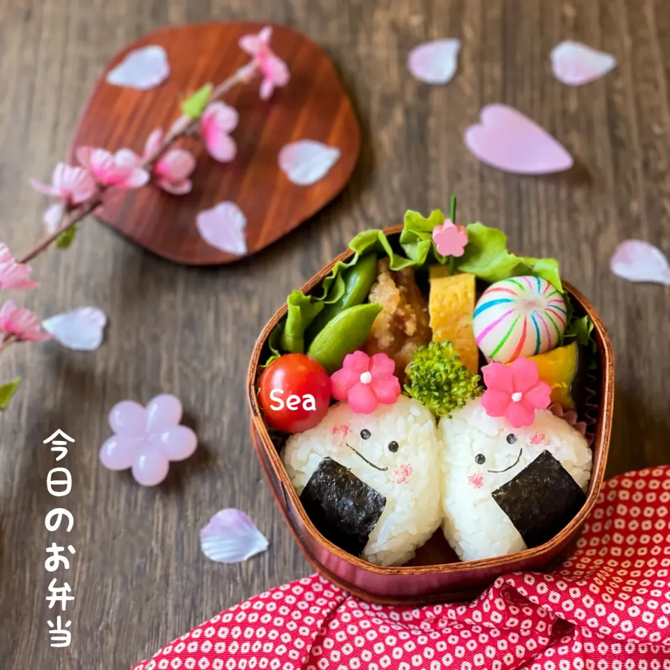 Snapdishの料理写真:さくらガール'sのお花見弁当🌸|seaさん