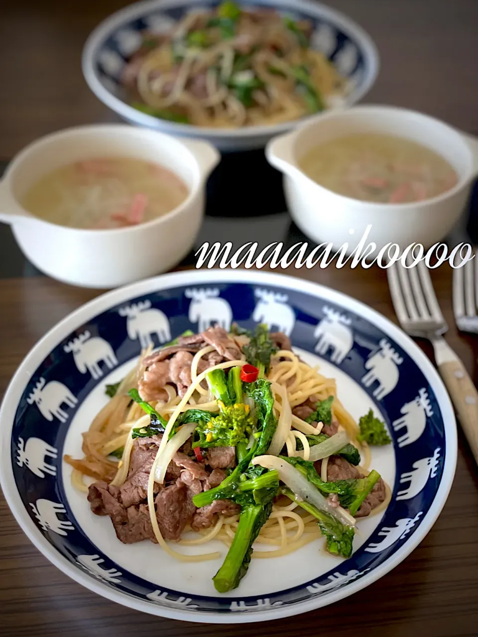 Snapdishの料理写真:菜の花パスタ🏵|マイコさん