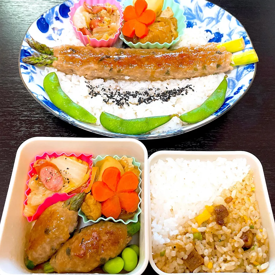 アスパラつくね弁当|912cnc48さん